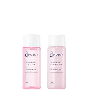 dプログラムの化粧水・乳液トライアルセットの商品画像
