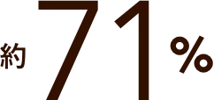約71%