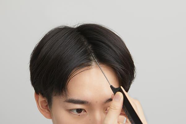 「さわやか＆好印象」にしたい時の前髪セット方法