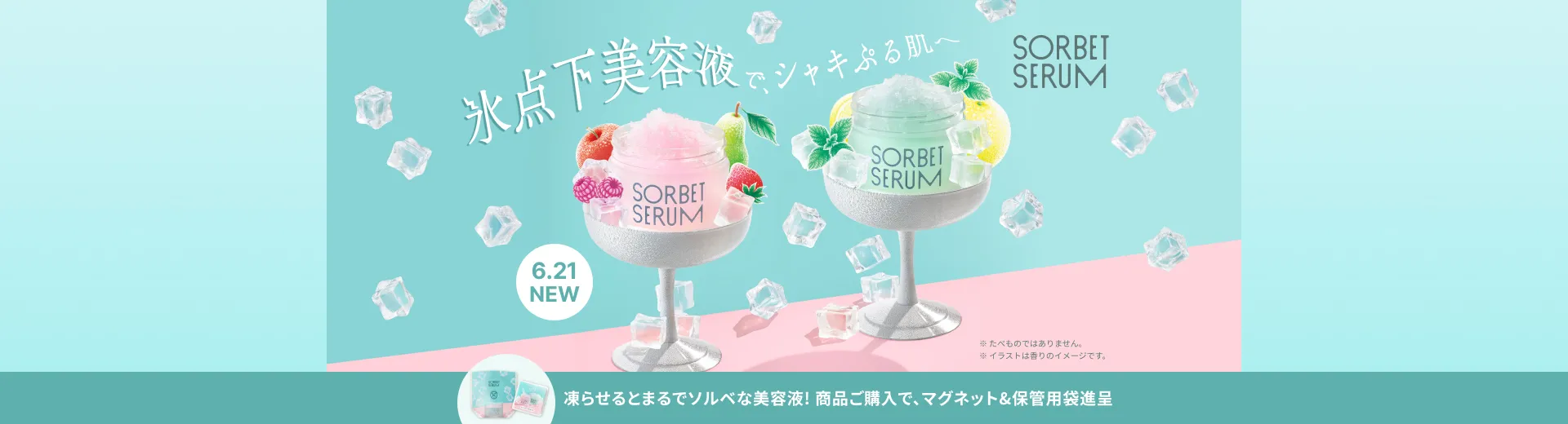 【6.21 NEW】S ソルベセラム　商品ご購入で、マグネット&保管用袋進呈