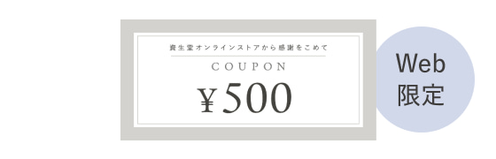 Web限定 500円クーポン