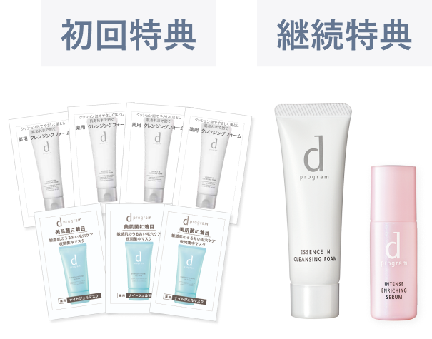 初回特典・継続特典